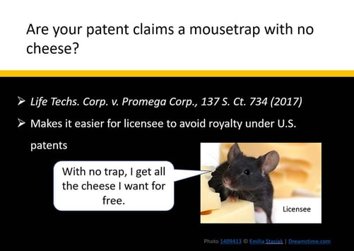 Are your patent claims a mousetrap with no cheese-1