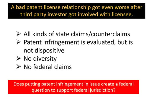 Is your patent license a ticket into federal court-3
