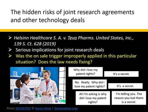 The hidden risk of joint research and other agreements-1